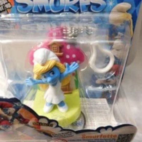 SMURFETTE Collectible Figure Clip with Backpack Clip - Picture 6 of 6